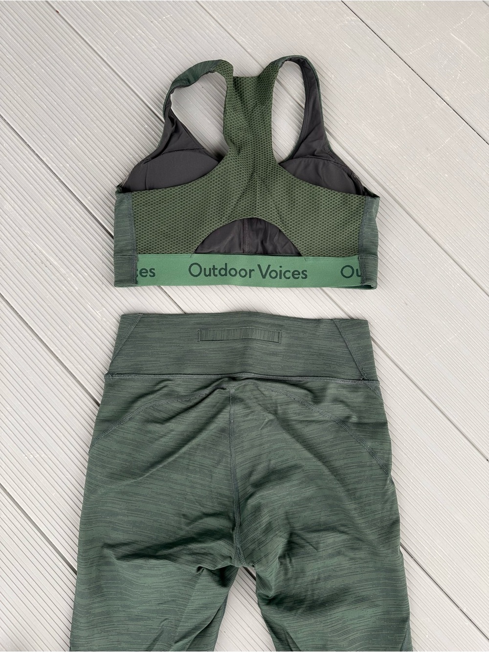 Outdoor Voices Green Set
